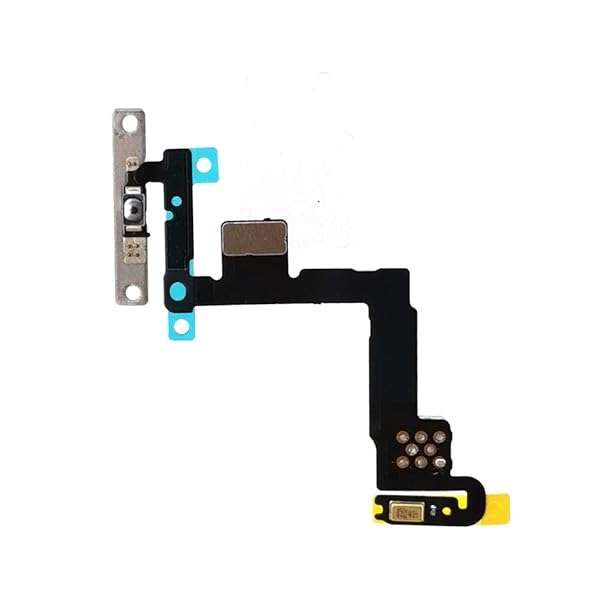 Replace iPhone 11 Power Button Flex Cable - MEEFIX On/Off Keyboard & Flash Light Ribbon with Metal Bracket