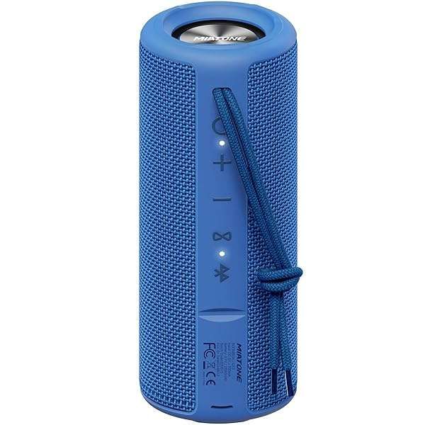 MIATONE Waterproof Bluetooth Boombox: Portable Outdoor Speaker in Blue - Perfect for Adventures!