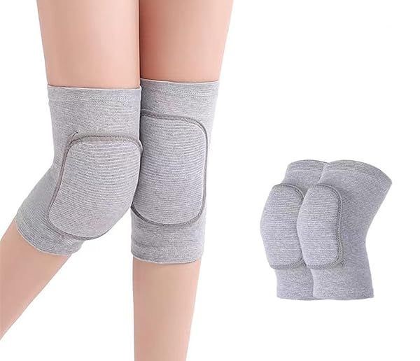 MINILUJIA Soft Breathable Knee Pads for Kids Elastic Nonslip Sponge Sleeves Flexible Knee Support Protector One Pair