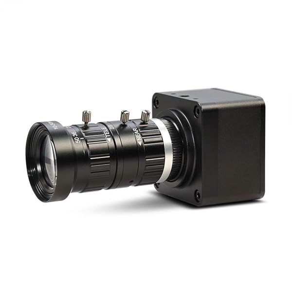 MOKOSE USB Webcam 4K 30fps C-Mount Telephoto Zoom Lens Compatible with Windows Mac OS X Linux