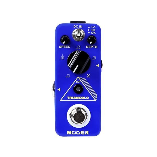 MOOER Triangolo Digital Tremolo Pedal for Rich Sound Effects and Versatile Performance