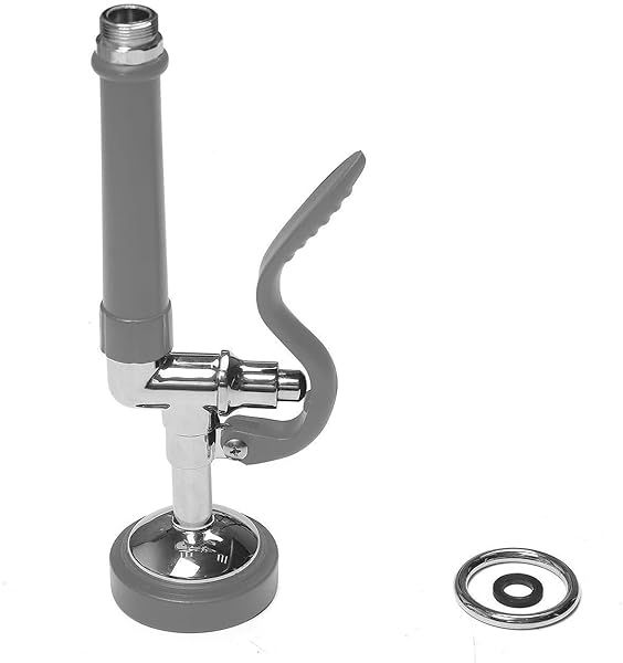 MSTJRY Commercial Sink Sprayer Pre Rinse Spray Valve High Pressure 1.42 GPM Replacement Kit Polished Chrome