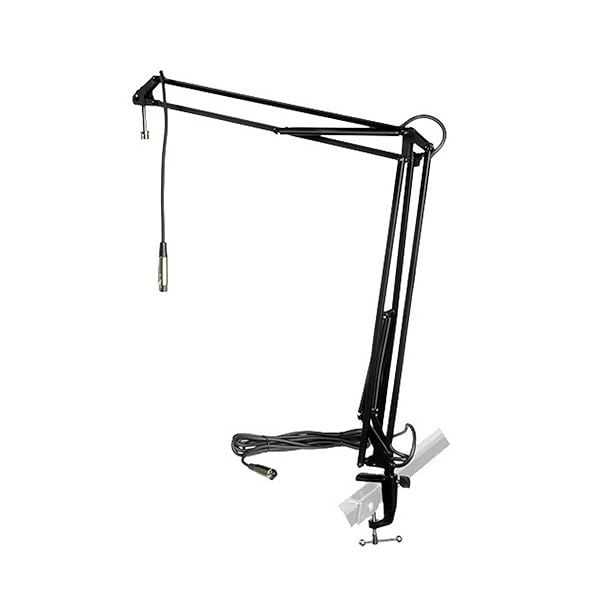 MXL Mics MXL-BCD-STAND Professional Articulating Desktop Microphone Stand for Optimal Sound Quality and Stability