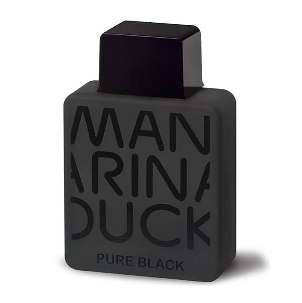 Mandarina Duck Pure Black Eau De Toilette Spray for Men - 1.7 oz | Fresh & Bold Fragrance