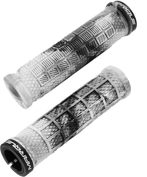 Marque Grapple Mountain Bike Handlebar Grips - Non-Slip Urban Camo Lock-On for MTB & BMX