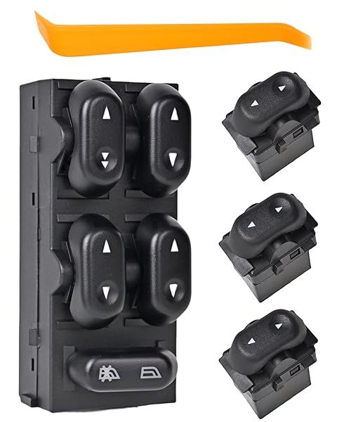 Master Window Switch with Passenger Window Switches Compatible with 2004-2008 Ford F150 2003-2006 Expedition 2003-2008 Crown Victoria, Lincoln Mark
