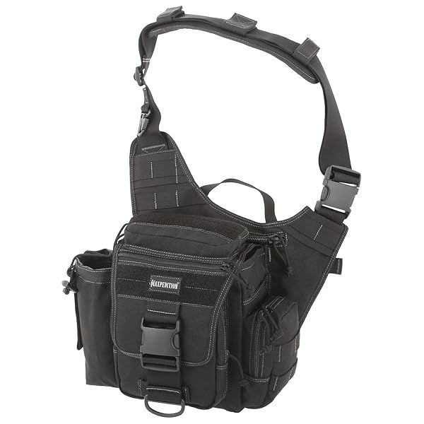 Maxpedition Jumbo Versipack Black: Ultimate Tactical Sling Bag for Adventure & Everyday Use