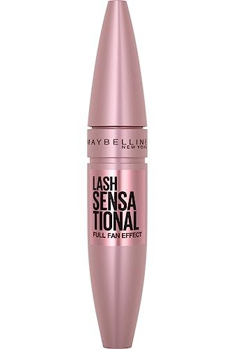 Maybelline Lash Sensational Mascara: Lengthening & Volumizing for Full Fan Effect in Blackest Black