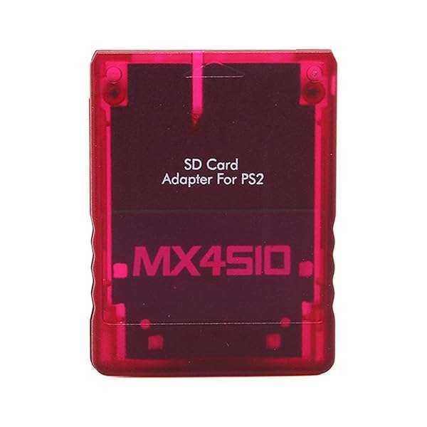 MX4SIO Memory Adapter for PS2 Fat Console - SIO2SD Replacement & Expansion (Red)