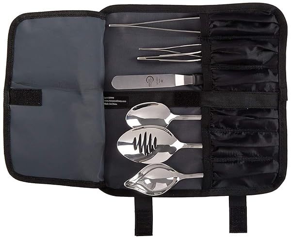 Mercer Culinary 8-Piece Professional Chef Plating Kit for Perfect Presentation