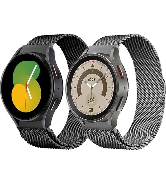 Milanese Bands for Samsung Galaxy Watch 7 6 5 4 FE Band 40mm 44mm Classic 47mm 43mm 46mm 42mm Women Men,Magnetic Loop Strap for Samsung Galaxy Watch