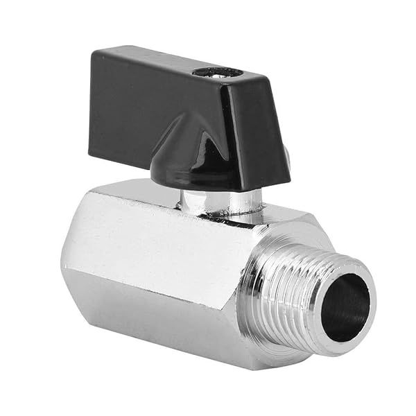 Mini Water Cooling Valve G1/4 - Efficient Ball Valve for Computer Cooling Systems with Handle Design