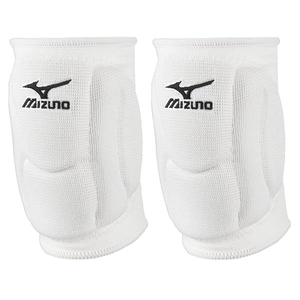 Buy Mizuno Elite 9 SL2 Volleyball Kneepad - White, Small | Top Performance & Comfort