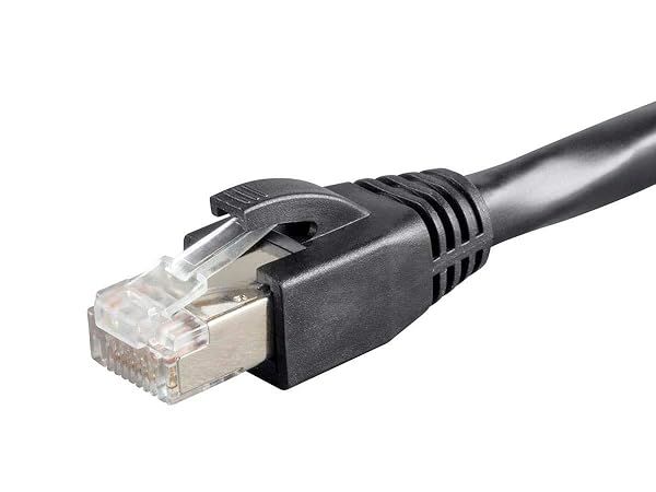 Monoprice Entegrade Series 50ft Cat6 Network Patch Cable Black 23AWG F/UTP CMP Plenum Rated