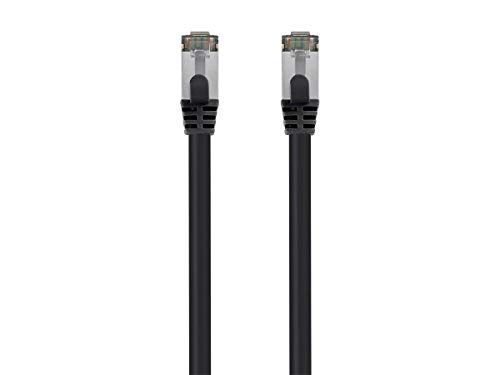 Monoprice Cat8 Ethernet Network Cable 30 Feet Black 40Gbps 2GHz Pure Copper PVC Entegrade Series