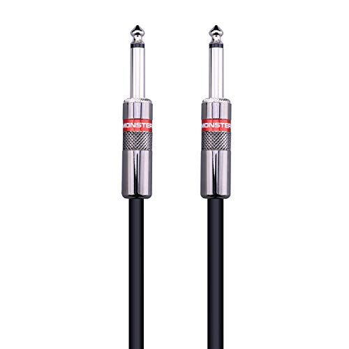 Monster Prolink Classic Speaker Cable 6FT Straight to Straight Instrument Cable 1/4 Inch Plugs Guitar Cord with Superior Signal Transfer