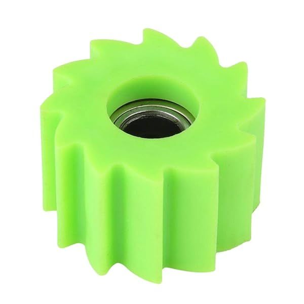 Motorcycle Chain Roller Tensioner Pulley Wheel Roller for KX250F KX450F Bike 2006 to 2016 Green