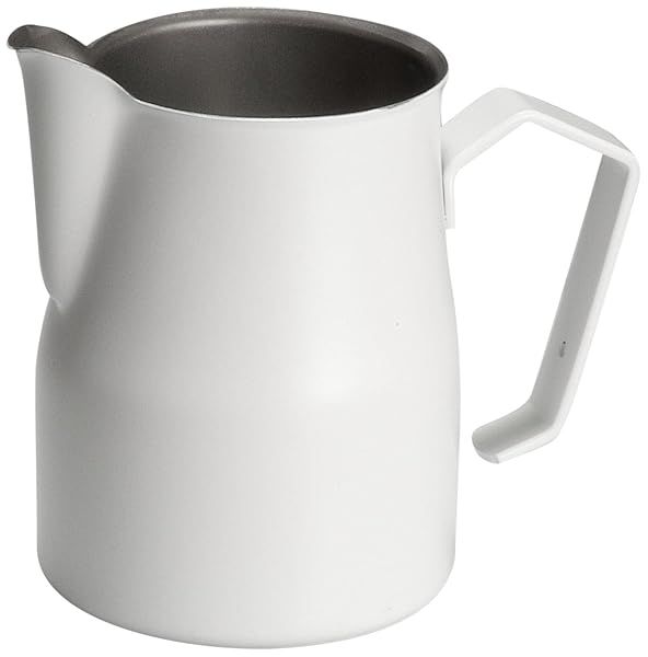 Buy Motta Stainless Steel Milk Pitcher 11.8oz - Professional Quality Jugs in White