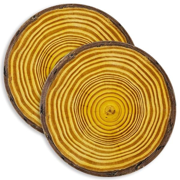 Mouse Pad, Round Mouse Pads, 2 Pack, Dia 8.7 inch, Cute Small Mousepad, Stitched Edge Mouse Pads for Desk, Gaming Mouse Mat for Computer Laptop