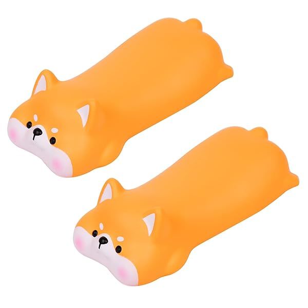 Mouse Wrist Rest 2 Sets, Cute Shiba Inu Design Mini Wrist Pad, Soft Hand Rest Palm Rest, Small Lightweight Portable,Wrist Support Mouse Wrist Cushion