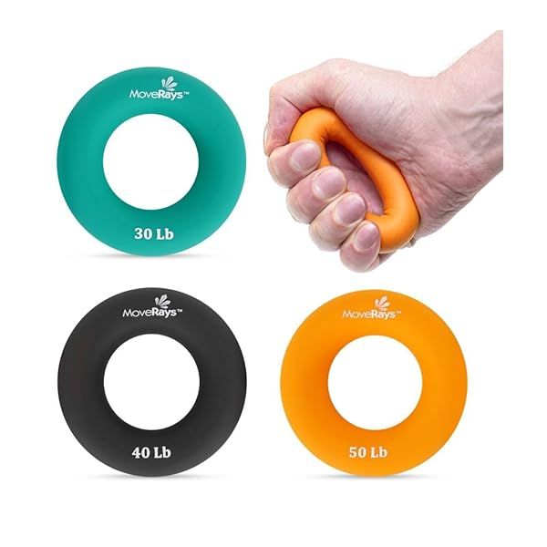 Boost Grip Strength with MoveRays Hand Gripper - Ultimate Forearm & Finger Trainer for Effective Workouts