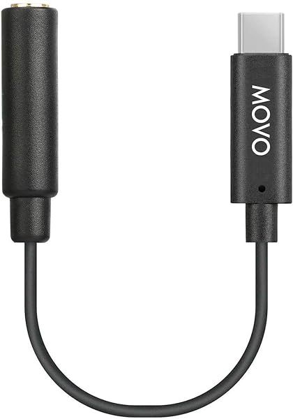 Upgrade Your DJI Osmo Pocket: Movo PMA-1 USB-C to 3.5mm Microphone Adapter for Superior Sound Quality