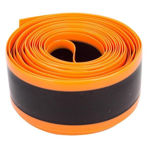 Mr. Tuffy Bicycle Tire Liner - Durable Orange Protection for 700x20-25 & 27x1 Tires