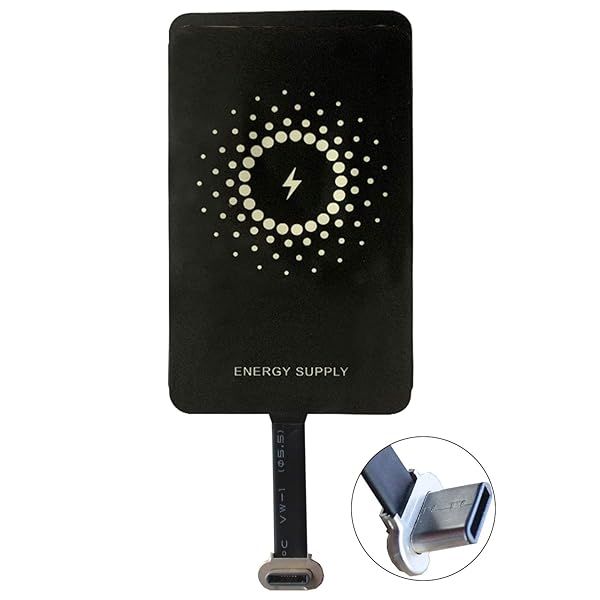 Super-Fast Qi Wireless Charging Receiver for Google Pixel & Android - MyMAX Type C 1300mA Adapter