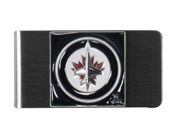 Shop NHL Siskiyou Sports Men's Winnipeg Jets Steel Money Clip - Team Color, One Size