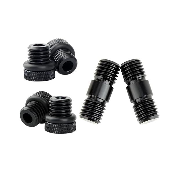 NICEYRIG 15mm Rod Rail Extension Connector M12 Thread and Rod End Stopper Screw for DSLR Rig Rail Block Support