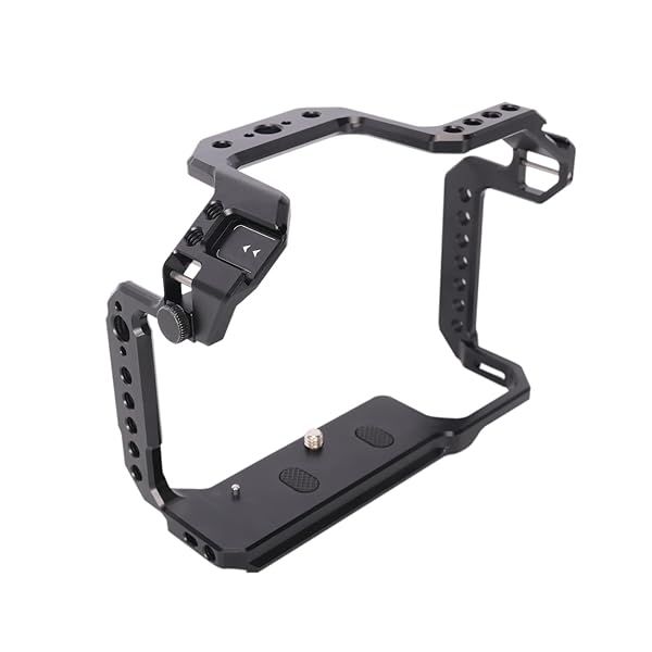 Ultimate NICEYRIG Cage for Canon EOS R5 II, R5 C, R5, R6 - Stabilizer with Quick Release & Dual Cold Shoe Mounts