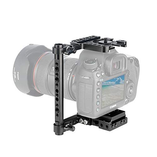 Buy NICEYRIG Quick Release Camera Cage for Canon & Nikon - Universal DSLR Half Cage for Enhanced Stability