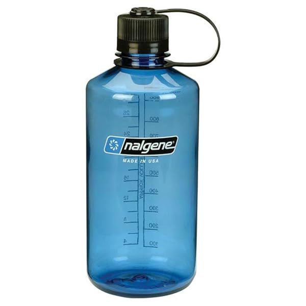Buy Nalgene Tritan Narrow Mouth 32 oz BPA-Free Water Bottle in Slate Blue - Durable & Eco-Friendly Hydration Solution