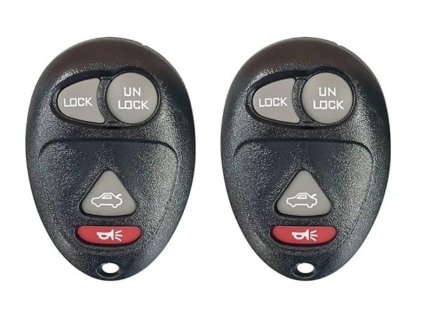 Replacement Keyless Entry Fob for Buick Century Rendezvous 2001-2007 by AUTO KEY MAX Pair