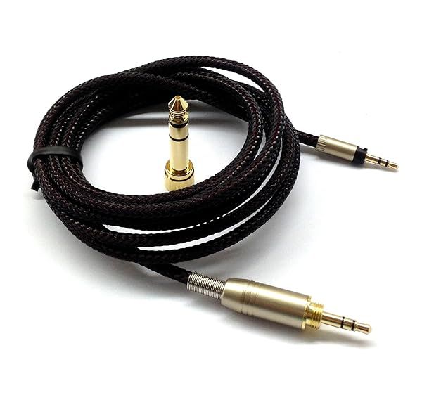 Upgrade Your Sound: NewFantasia 1.8m Audio Cable for Sennheiser Momentum & HD1 Headphones
