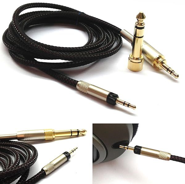 Upgrade Your Sennheiser Headphones: NewFantasia 1.2m Replacement Audio Cable for HD598, HD558, HD518 & More
