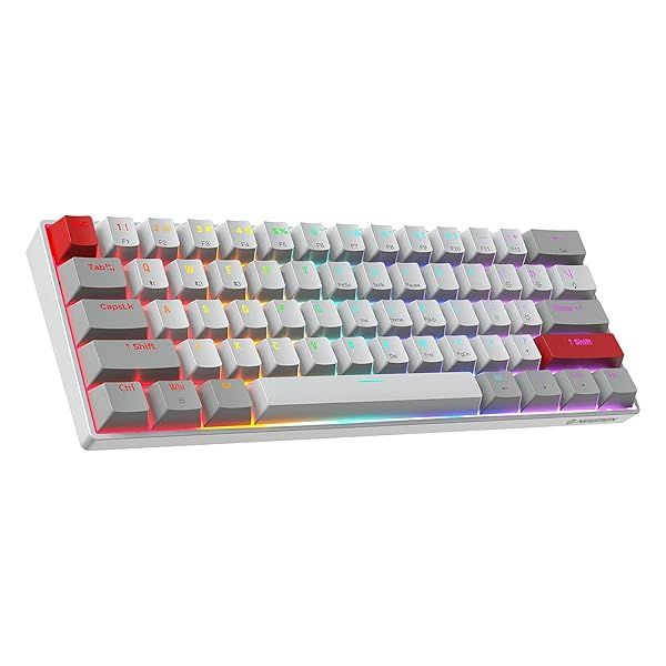 Newmen GM610 60% Wireless Mechanical Keyboard: RGB, Hot-Swappable, Anti-Ghosting for PC & Mac
