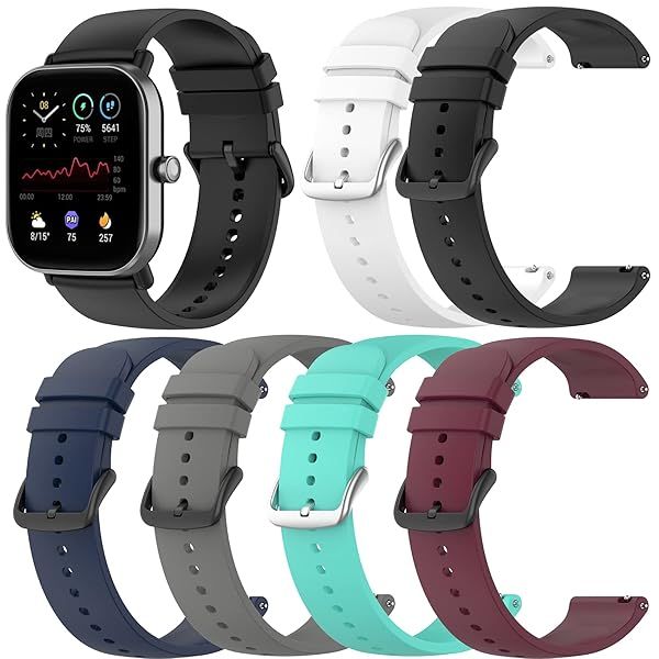 NineHorse Silicone Bands Compatible with KAKTIN,Watch Bands for Women Men,Wristbands Adjustable Replacement Bands Strap for KAKTIN Smart Watch Band