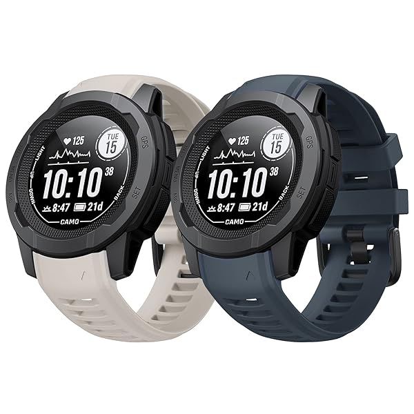 NotoCity Band for Garmin Instinct 2 Watchband Instinct 2 Solar Wristband 22mm Soft Silicone Replacement Watch Strap Compatible with Instinct 2 Solar