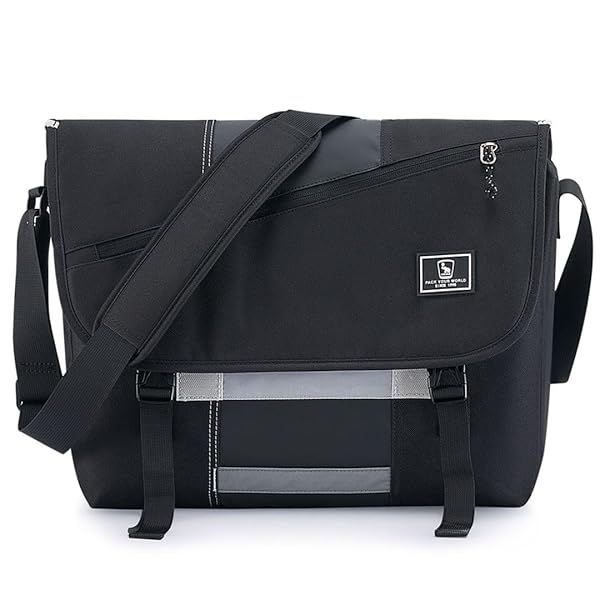 OIWAS Messenger Bag for Men and Women 15.6 Inch Laptop Crossbody Casual Satchel Shoulder Bag for College Travel and Office Use