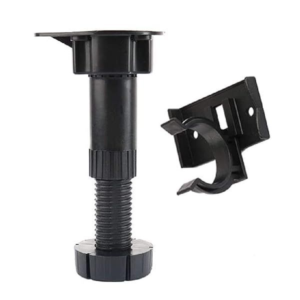 OLIREXD 4-Pack Adjustable Cabinet Legs - Perfect for Kitchen & Bathroom Leveling