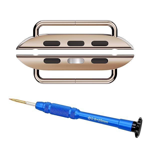 OMECKY Watch Band Connectors for Apple Watch Ultra & Series 1-10 - Compatible with All Sizes (38mm to 49mm)