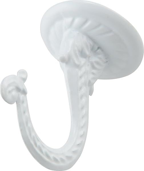 OOK 50330 Jumbo Swag Hook with Hardware - Durable White Hanging Solution for Home Decor