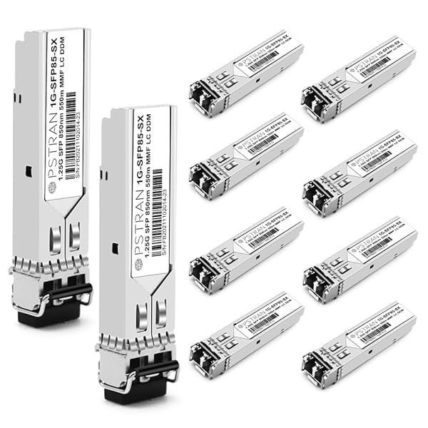 OPSTRAN 1000BASE-SX SFP Transceiver for Cisco Meraki MA-SFP-1GB-SX - 10 Pack, 850nm, 550m, DDM Duplex LC MMF