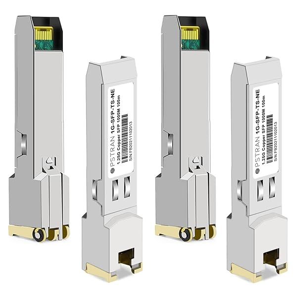 OPSTRAN 1000BASE-T SFP RJ45 Copper Transceiver Module for Netgear AGM734 100m Cat5e/6 4 Pack High Speed Networking Solution