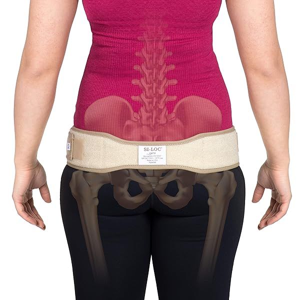 OPTP SI-LOC Sacroiliac Joint Belt for Women and Men Lower Back Support Small Medium Pain Relief