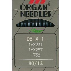 Buy Organ DB X 1 Industrial Needles 16X257 Size 80/12 (10pk) - High-Quality Sewing Needles for Professionals