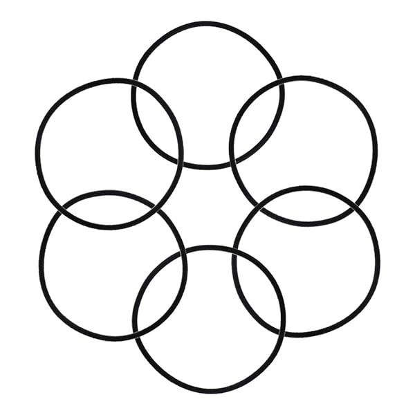 Othmro 10pcs Nitrile Rubber O-Rings 42mm OD 39mm ID 1.5mm Width Metric Buna-N Sealing Gasket for Reliable Sealing Solutions