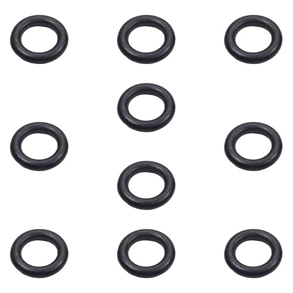 Othmro 10pcs Nitrile Rubber O-Rings 5mm Wire Dia 26mm OD for Oil Air Sealing Professional Plumbing Car Repair Black
