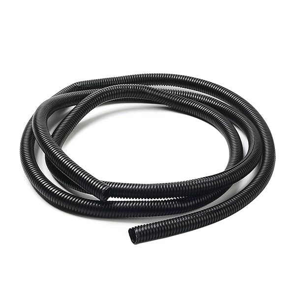 Othmro 0.67inch ID 9.84FT Electrical Conduit Split Wire Loom Tubing Flexible Polyethylene Hose Cover for Home Outdoor Automotive Marine Use Black